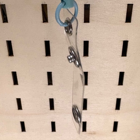 Handcrafted blue nurse theme badge reel - Picture 4 of 5